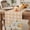 Orange, variant on Fall Blue Pink Pumpkins Table Runner - 90 Inch Long Thanksgiving Harvest Brown Plaid Cotton and Linen Blended Dress Scarves Farmhouse Table Runner for Kitchen Dining, Coffee Table, 13" x 90"