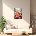 thumbnail image 4 of ZHONGYUTONG Butterfly Canvas Wall Art Colorful Butterfly Pictures Wall Decor Abstract Painting for Living Room Framed (12.00" x 18.00"), 4 of 5