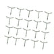 thumbnail image 2 of 20x estacas de soporte para plantas, soporte para plantas, anillos de soporte para flores para el hogar, jaulas de soporte para plantas para plantar macetas, verduras, Largo 145 cm Alto 15 cm, 2 of 8