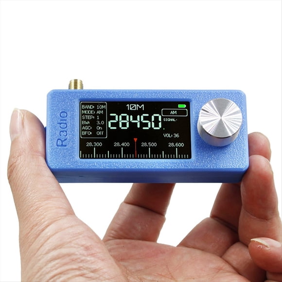 SI4732 Mini Radio Receiver 10Khz-180Mhz AM FM Radio HF SW MW VHF Mini Pocket Radio with Antenna