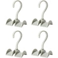thumbnail image 1 of 4 Pcs Rotating Handbag Hanger Rack, Multi-Function Bag Storage Rack Holder, Closet Storage Organizer Hooks for Bag Belt Tie Scarf Shawls Hat, 1 of 1
