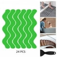 thumbnail image 1 of 24 Pieces Non-Slip Bathtub Stickers Strips Safety Bathroom Tubs Showers Treads Adhesive Decals with Scraper for Bathroom, Bathtub, Stairs, Room Floors(Luminous green), 1 of 7