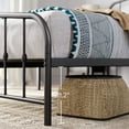 thumbnail image 5 of Zinus Heidi 42.5" Farmhouse Metal Platform Bed Frame, Black, Full, 5 of 13