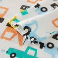 thumbnail image 2 of REDARER Boys Two Piece Cotton Pajama Set Crew Neck Long Sleeve Top Matching Pants Construction Vehicle Full Print Soft Loungewear Outfit for Kids Night Sleep Daily Wear,6-12 Months, 2 of 8