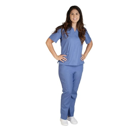 

Women s Scrub Sets Scrub Top and Pants (Celi Blue X-Small)