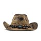 thumbnail image 2 of Sonducket Sombrero de vaquero occidental de ala ancha con estilo americano icónico Sombreros Moda Ropa para todas las estaciones Clásico Sombreros marrón, 2 of 6