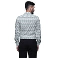 thumbnail image 4 of BESTMAN Slim FitShirtsFor Men Button DownLong Sleeve PrintedShirtsFor Boys, 4 of 5