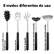 thumbnail image 5 of Rascador de Espalda Extensible con 5 Cabezales y Manita Masajeadora UNIVERSOENLINEA, 5 of 10