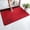 Red, variant on Carpet Polyester Carpet Bathroom Entrance Absorbent Door Mat Carpet Light Gray