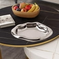 thumbnail image 3 of Bandeja decorativa para joyas, creativa, para el hogar, para servir comida y frutas. Chapado irregular, 3 of 7