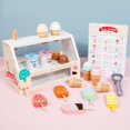 Hape Scoop And Serve Ice Cream Play Set - Pretend Play With Toppings & Rotating Display