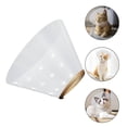 thumbnail image 3 of Tineasur Collar Vet Cones Transparent for Pets Oral care 1Pcs, 3 of 6