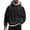 Black, variant on Vedolay Hoodies Men Casual Crewneck Tie Dye Sweatshirt Black,2XL