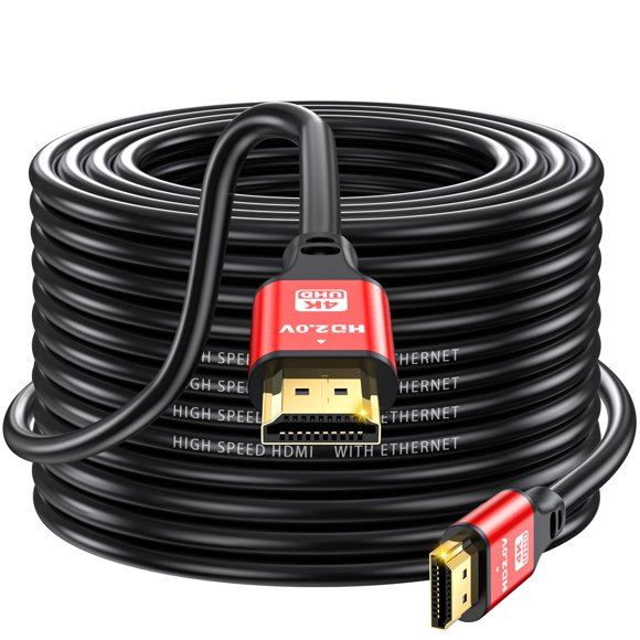 Cable HDMI jojobnj 4K @60Hz 18 Gbps HDMI 2.0 de alta velocidad de 75 pies
