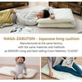 thumbnail image 4 of EMOOR Japanese Futon Mattress CLASSE Small-Twin Made in Japan White, Foldable Floor Sleeping Bed Tatami Mat, 4 of 7