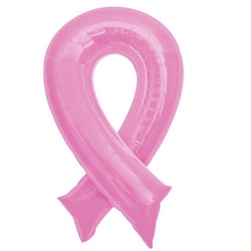 Breast Cancer Awareness Ribbon Balloon 36" Pink Breast Cancer Balloon