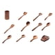thumbnail image 5 of Juego de utensilios de cocina Yuarrent marrón de madera, Varios estilos, 5 of 6