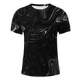 thumbnail image 4 of Rloper-Lop Mens Workout Shirt Short Sleeve Quick Dry Lightweight Athletic Running Gym Performance Tops Moisture Wicking Floral Print Tees M, 4 of 5
