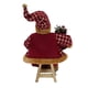 thumbnail image 3 of Muñeco de Papá Noel de peluche tradicional, muñeco de nieve coleccionable, árbol de Navidad oro rojo, 3 of 9