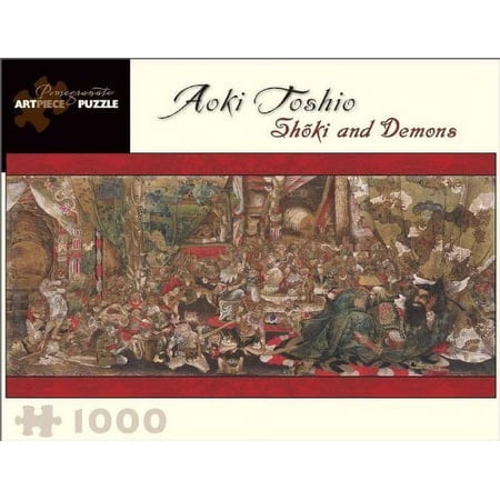 Pomegranate Aoki Toshio: Shoki And Demons 1000 Piece Puzzle Puzzles