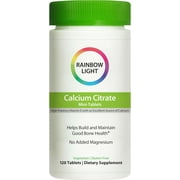 Calcium Citrate Mini-Tablets With Vitamin D | 120 Count | by Rainbow Light