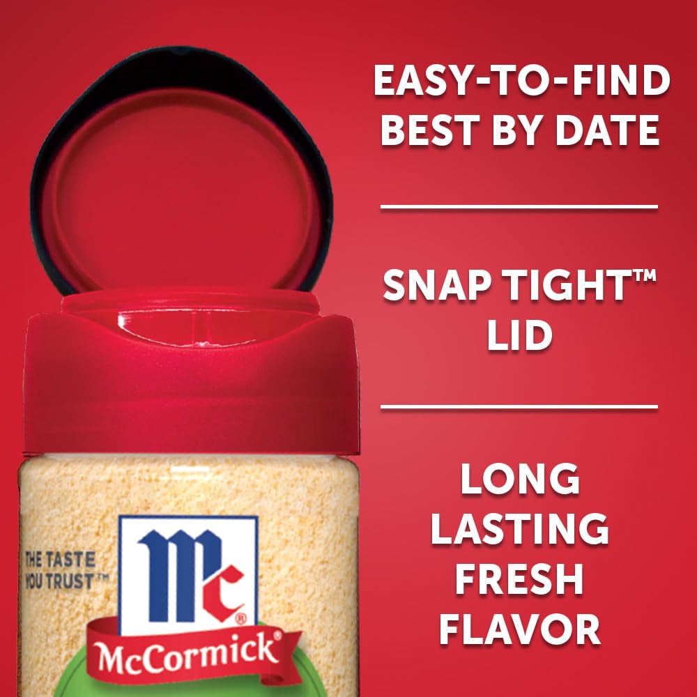 MC CORMICK SPIC GARLIC POWDER 3.12 OZ - Pack of 6