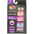 thumbnail image 3 of Fruit of the Loom Little Girls' Assorted Boyshort, Pack of 5, Size 16, 3 of 4