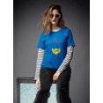 thumbnail image 2 of Tired Of Being Sorry Melt Face Shaped T-Shirt Women -Image by Shutterstock, Female Medium, 2 of 4
