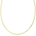 thumbnail image 1 of Round Omega Chain Necklace With Screw Off Lock In 14k Yellow Gold, 1.5mm, 1 of 3