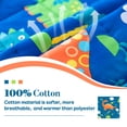 thumbnail image 6 of Anjee Kids Weighted Blanket 3lbs, Washable Breathable Heavy Blanket with Premium Glass Beads, All-Season Use for Relaxation, Blue Dinosaur 36" x 48", 6 of 11
