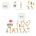 thumbnail image 4 of Yinanstore Ensemble de Jouets de Médecin pour Enfants 17 Pcs Sac de Médecin pour Compétences Motrices Kit Médical Jeu de Rôle Ensemble de Médecin pour Enfants Cadeau Vert, 4 of 7