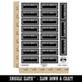 thumbnail image 2 of From the Library of Fun Border Book Sticker Set - Black - Matte Finish - 2.00" Large, 2 of 7