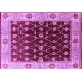 thumbnail image 1 of Ahgly Company Indoor Rectangle Oriental Purple Traditional Area Rugs, 2' x 5', 1 of 4