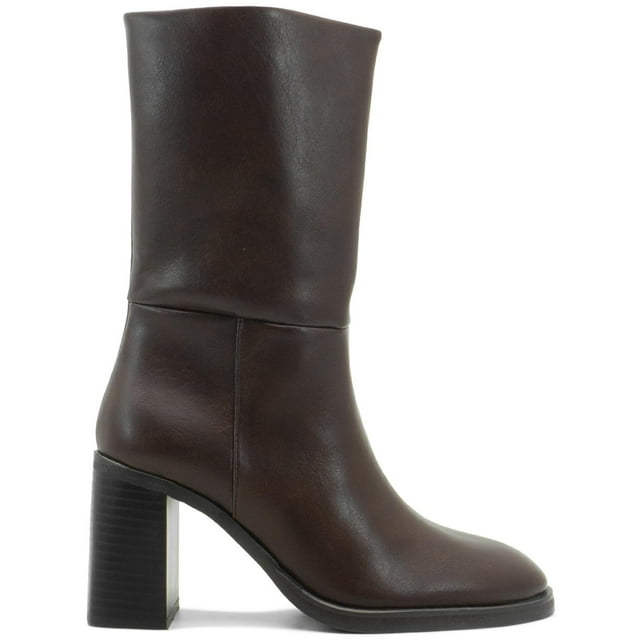 Botas Para Mujer Formales Corina Café Tacón Alto 8cm cafe 23