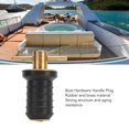 thumbnail image 3 of Marine Boat Brass T Handle Drain Plug Twist Design Rubber Plug for Yachts Ships, 3 of 7