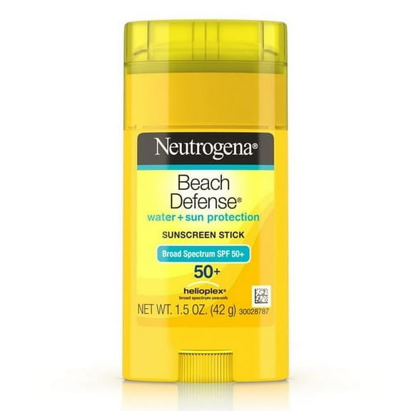 Neutrogena Sunscreen Beach Defense Sun Barrier Stick Spf 50 - 1.5 Oz, 3 Pack