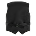 thumbnail image 2 of Eandarui Boys Formal Vest Waistcoat Gentlemen Solid Color Vest for Wedding Festival Party Black 6, 2 of 5