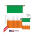thumbnail image 1 of Ireland Country 2-Sided Vertical Impression House Flag - 28 x 40 in., 1 of 1