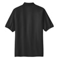 thumbnail image 6 of Mens Silk Touch Polyester/Cotton Polo with Pocket Black X-Small, 6 of 6