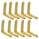 thumbnail image 1 of 10 bisagras de 90 grados para caja de madera, regalo, vino, joyero, cofre, bisagra, 1 of 7