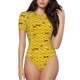thumbnail image 1 of Balery Funny Ducks Body de cuello redondo de manga corta para mujer Tops de manga corta Tops básicos-Small, 1 of 7