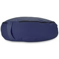 thumbnail image 2 of 18" Round Heavy Canvas Zafu Meditation Yoga Cushion, Blue, 2 of 2