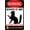 Warning Sign 4, variant on Beware of Cat Warning Sign - 8"x12" Aluminum Metal Sign, Cat Tag, Fence Gate Outdoor Decoration Security Sign