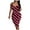 Red, variant on IROINNID Women's Sleeveless Prints Sheath Dress Fashion Cold Shoulder Skinny Tank Long Dress Square Neck Short Dress