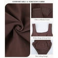 thumbnail image 6 of MANIFIQUE Womens' Waist Trainer Tummy Control Shapewear Bodysuit Top, 6 of 6