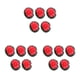 thumbnail image 5 of Flores de loto artificiales Advancent 5 piezas elegante para decoración interior/exterior rojo brillante, 5 of 6