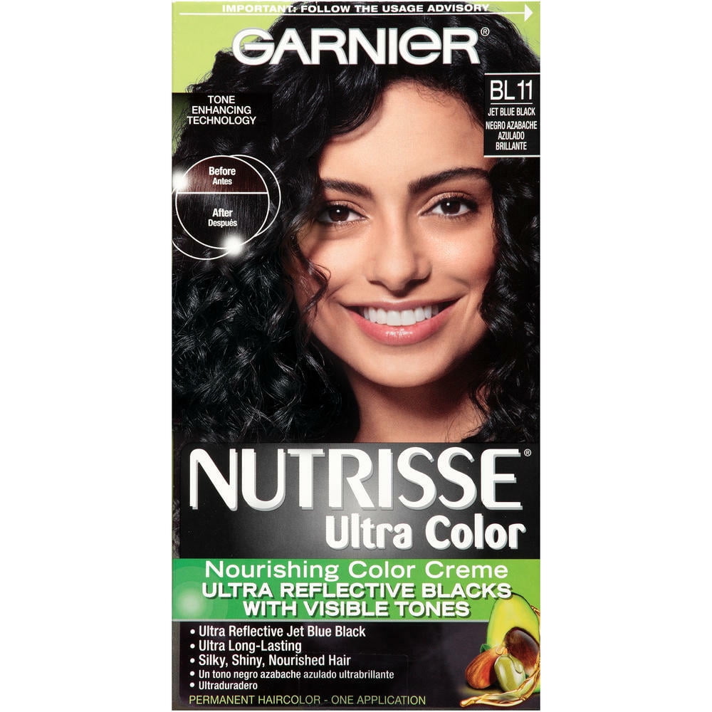 Garnier Nutrisse Ultra Haircolor, Reflective Jet Blue Black BL11 -  