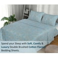 thumbnail image 5 of RUVANTI 100% Cotton Flannel Sheets Set - California King - 4 Pcs - We Fly, 5 of 8