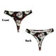 thumbnail image 3 of Balery PUG Tangas de Algodón para Mujer con Estampado – Ropa Interior Sexy, Transpirable, G-string-Small, 3 of 6
