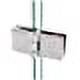 thumbnail image 4 of Clip para bisagra de puerta de vidrio de 4 piezas, bisagra de puerta de vidrio de acero inoxidable, bisagra plegable de vidrio, 4 of 5